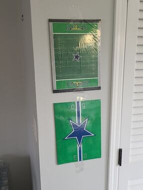 Dallas Cowboys Green Wall Art - Set of 2